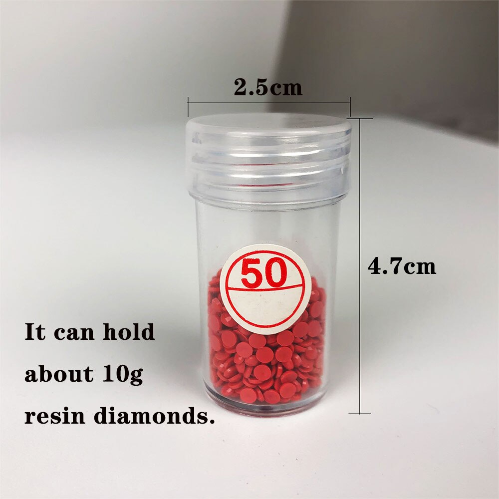 30/60 flaschen transparent Container fallen Diamant Malerei Zubehör Diamant Stickerei Perlen Lagerung Kasten Organizer Werkzeuge