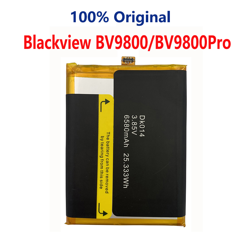 100% Original For Blackview A7 A5 A60 E7 E7S A8 Max A20 BV4000 BV5000 BV6000 BV6000S BV7000 BV8000 BV9000 Pro Phone Battery: BV9800 BV9800Pro