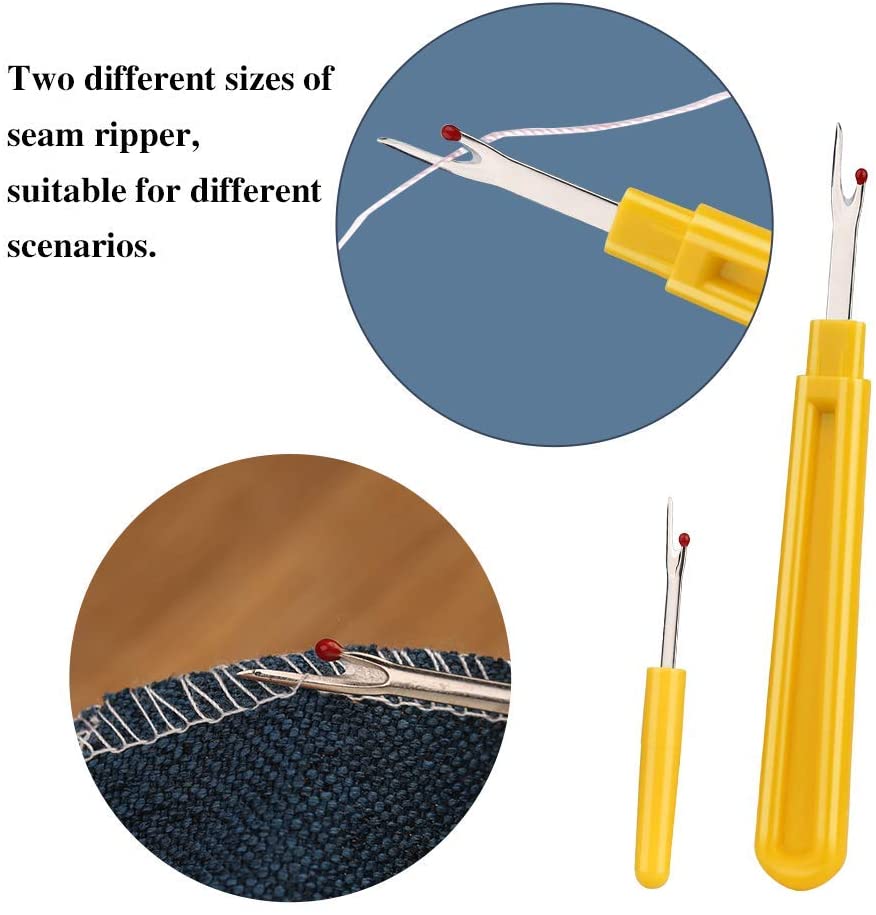 KAOBUY-Juego de Herramientas de costura para artesanía de cuero, con agujas de coser a mano, punzón, dedal, hilo encerado, remaches de costura para costura de cuero DIY