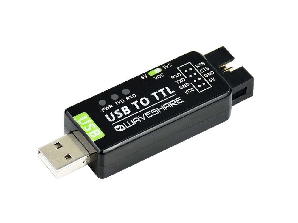 Industrial USB TO TTL Converter, Original FT232RL Onboard, Multi Protection Circuits, Multi Systems Support,USB TO TTL