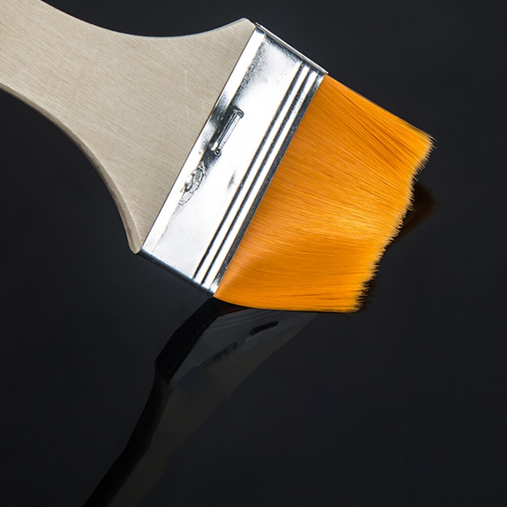 12pcs Acryl Draagbare Nylon Kwast Zacht Houten Handgrepen Art Supplies Olieverf Aquarel