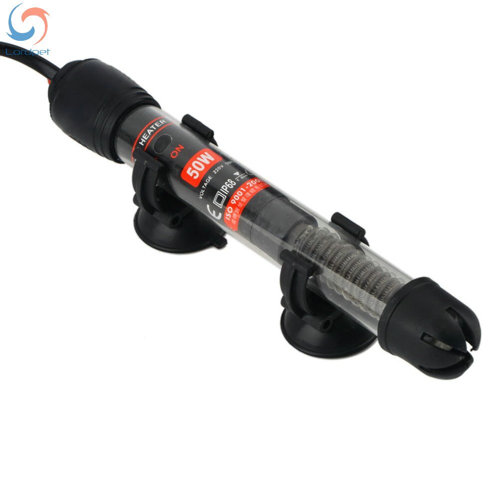 50w/100w/200w/300w calentador sumergible de vidrio para acuario Ajuste de varilla de calentamiento 220V