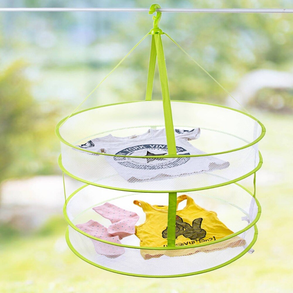 OTHERHOUSE podwójna warstwa suszenia netto bielizna siatka stojak robić suszenia poduszki zabawki netto wieszak wieszak na ubrania duży rozmiar wiatroszczelna