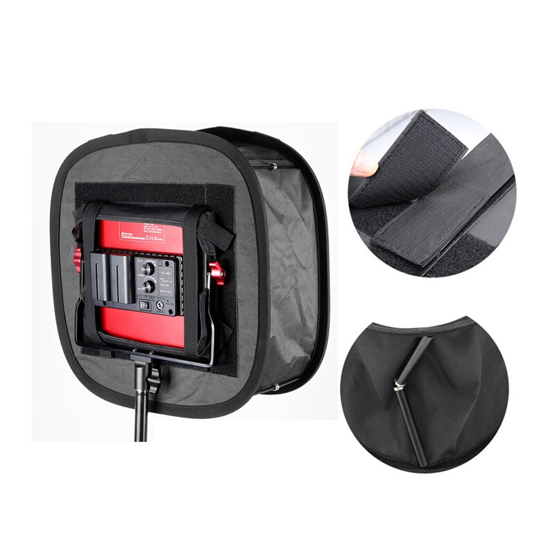 Portable Foldable Flash Softbox Diffuser for YONGNUO Led Video Light Panel YN600L II YN900 YN300 YN300 III YN300Air