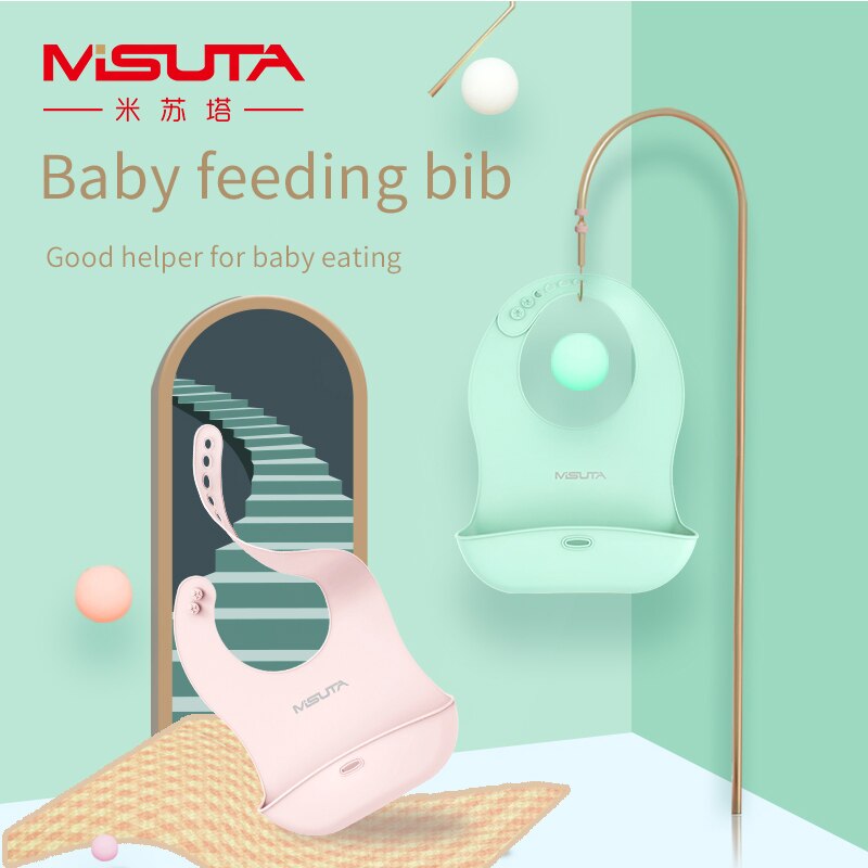 Wasserdicht Baby Silikon Lätzchen rülpsen Tücher Baby Pflege Einstellbar Weiche Fütterung Schürze Kleinkind Speichel Bandana