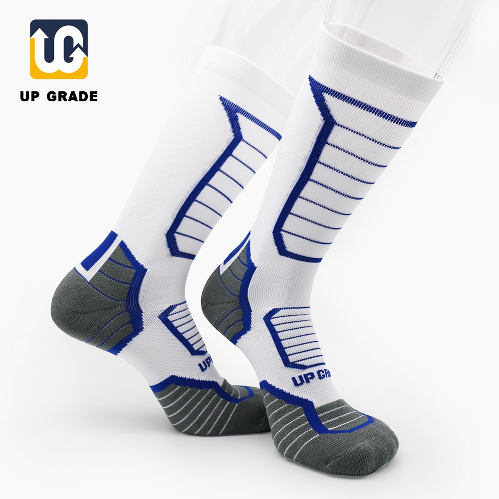 UG 1 paare/los Knie-Hohe Männer Dame Radfahren Reiten Socken Atmungsaktive draussen Sport Lauf Socken Camping Radfahren calcetines ciclismo