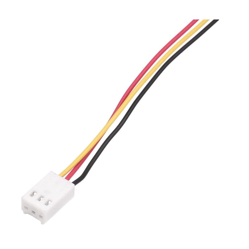 DC 12V 0.2A Zwart Plastic 3 Pin Connector PC Computer Case Cooling Fan 60x60mm