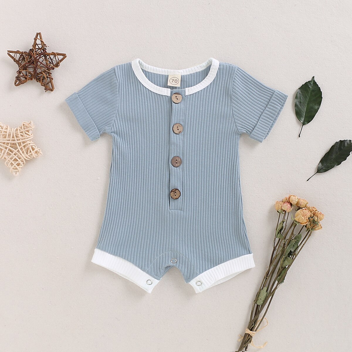 Ropa para bebé de 0 a 24M, monos de unicornio para niña, ropa para bebé, prendas de algodón para 100% recién nacido: Azul / 18 meses