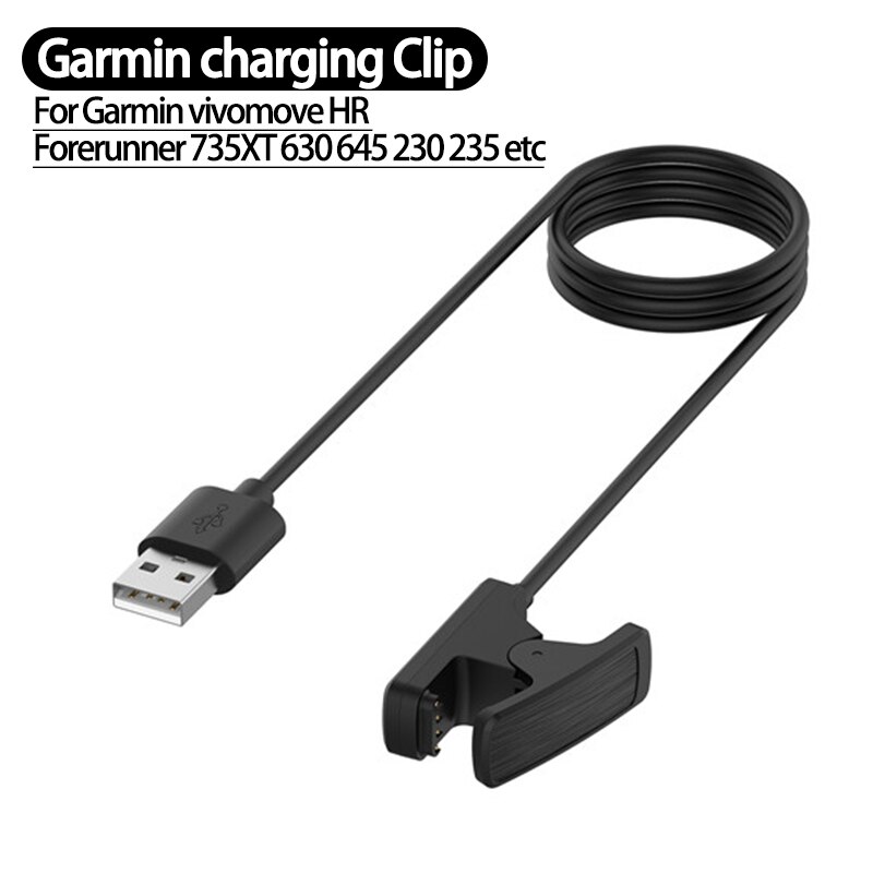 Dock oplader ladekabel til garmin vivoactive 3 4s 935 945 fenix 5 5x 5s plus 6 6s 6x pro clip oplader til forerunner 235: 3- opladningsklemme