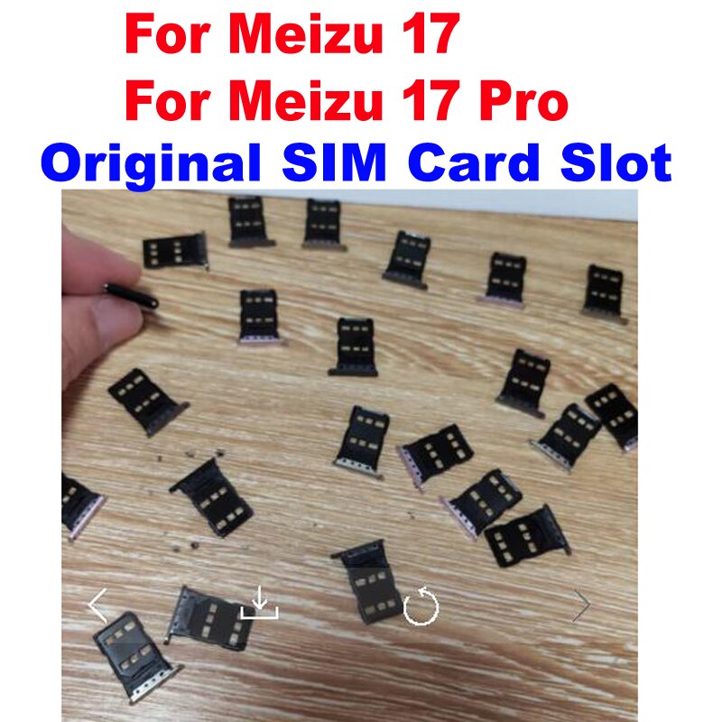 Originele Beste Voor Meizu 17 Sim Kaartlezer Slot Lade Poort Houder Voor Meizu 17 Pro Telefoon Flex Kabel Vervanging