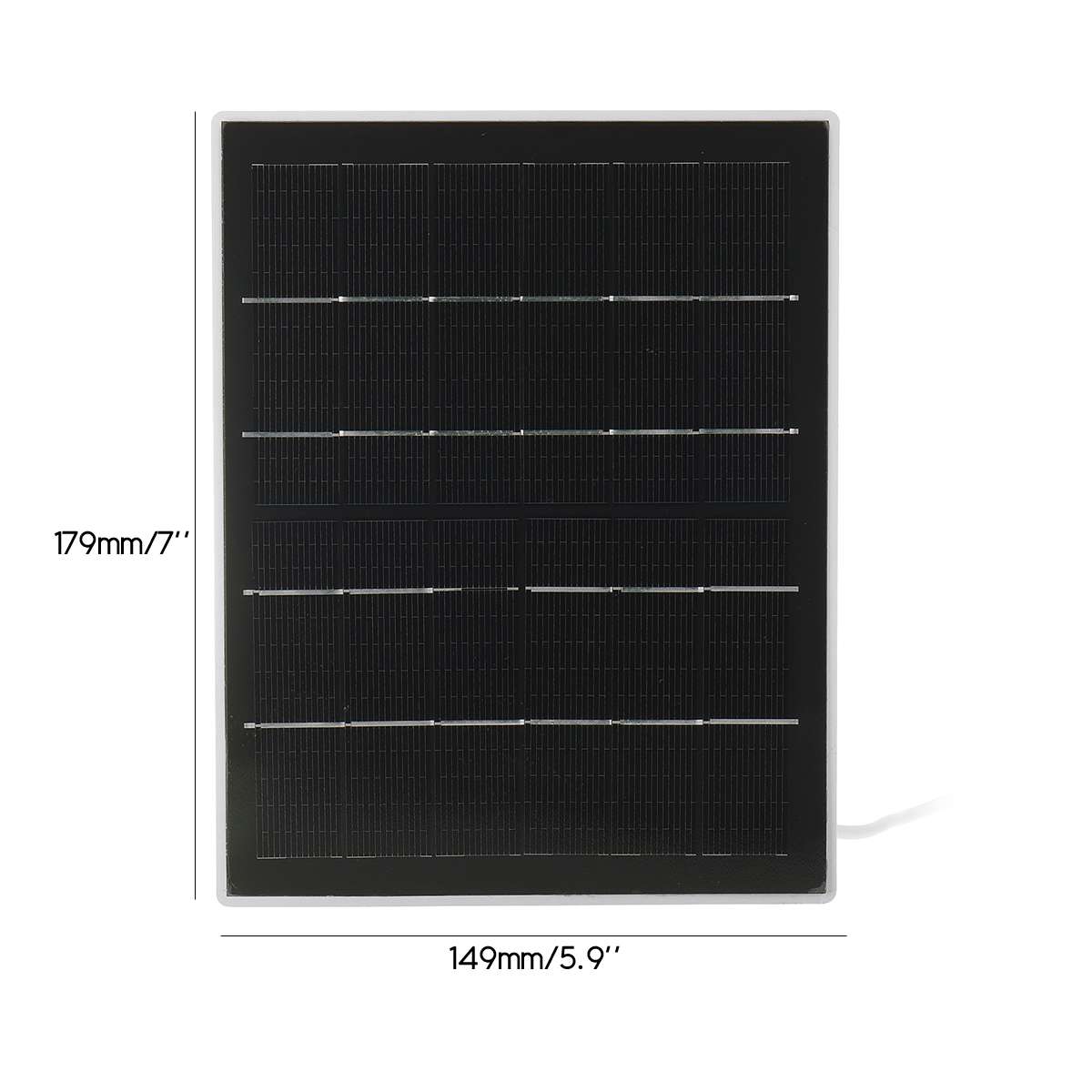 LED bouwlamp 20W met los zonnepaneel - IP65 waterdicht - Inclusief