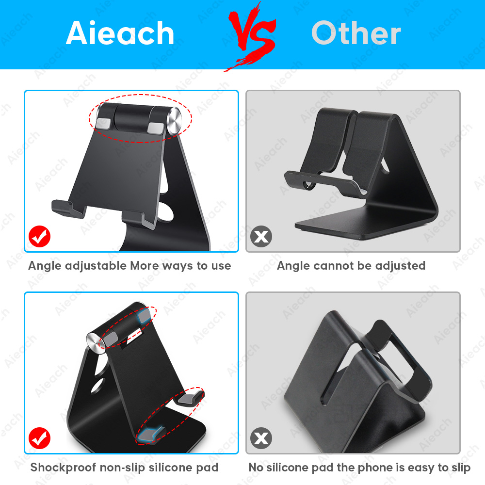 VUUV Desktop Holder Tablet Stand For ipad 9.7 10.2 10.5 11 inch Rotation Aluminium Tablet Stand secure For Samsung Xiaomi