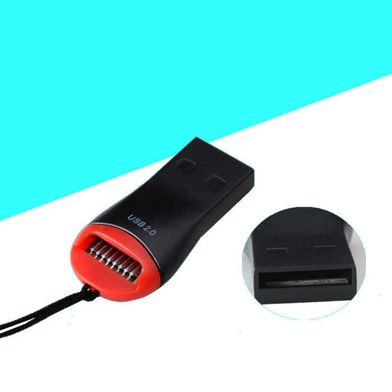 MicroSD SDHC USB 2,0, lector de tarjeta de memoria Flash TF, Mini adaptador para ordenador portátil 0,35, el mejor precio, 1 Uds.