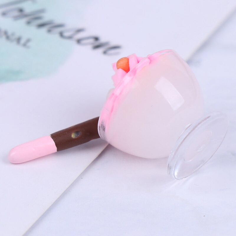 Neue Mini Milchshake Eis Zitrone Milch Obst Tee Wasser Tasse Erdbeere Banane Miniatur Puppenhaus Zubehör Tassen Küche Spielzeug