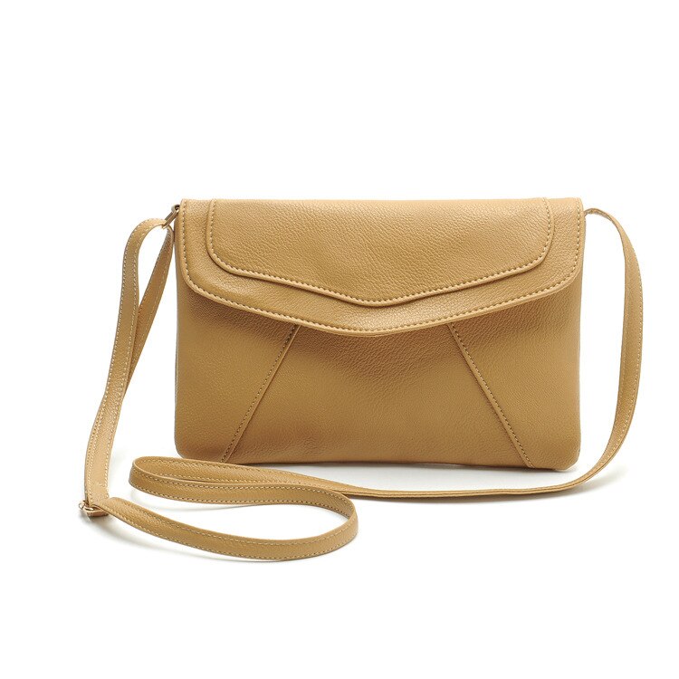 Vintage Lederen Handtassen Vrouwen Bruiloft Koppelingen Dames Party Purse Beroemde Crossbody Schouder Messenger Bags: Khaki