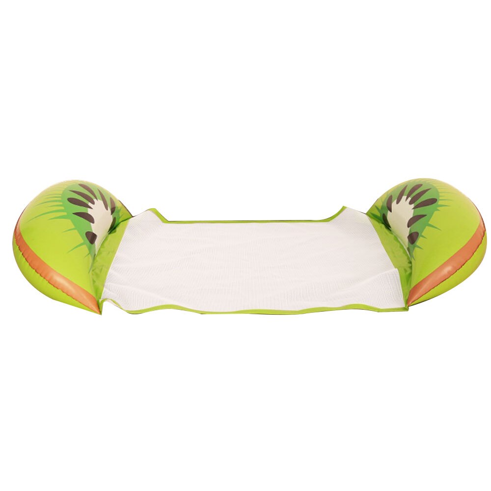 Colchón flotante inflable de MM para natación, cama de salón flotante de agua, silla para piscina ecológica de PVC con anillo: kiwi