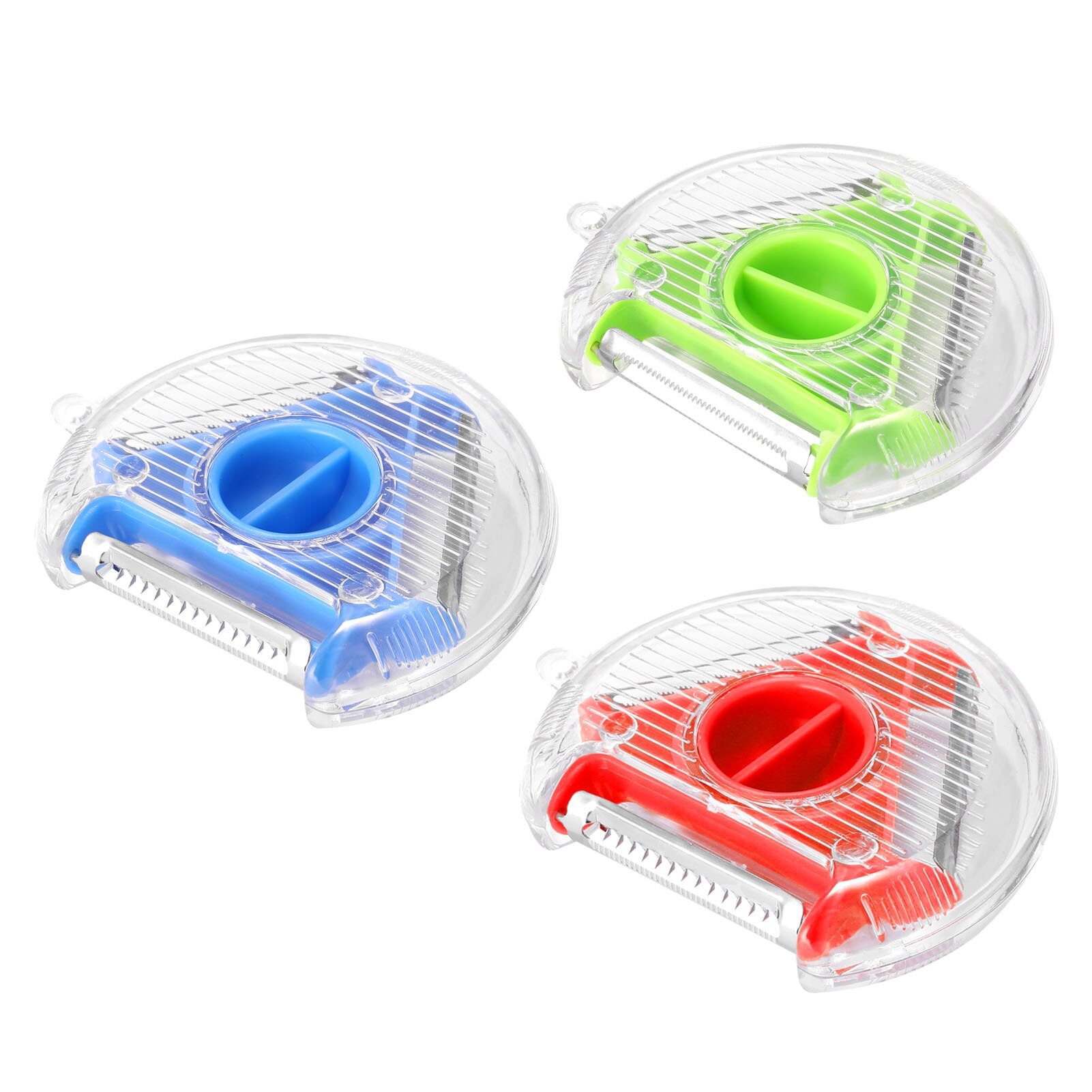 Stainless Steel Peeler Shredder Julienne Cutter Multi Peel Blade Kitchen Tool Multi-function Rotary Paring Peeler