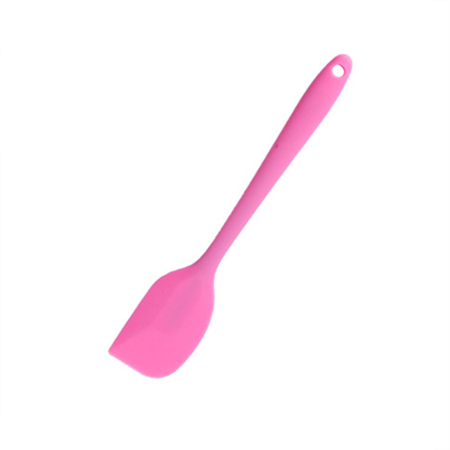 6-Kleur Food-Grade 27*5 Cm Koken Siliconen Spatel Buttercream Non-stick Cookie Pastry Mengen batter Schraper Bakken Tools: Pink