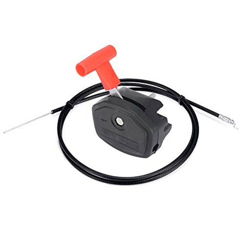 Universal Switch Lever Control Handle & 56 inch Throttle Cable Kit For Lawnmower Lawn Mower Parts Garden Tools