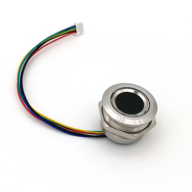 R503 Twee-Kleur Ring Lampje Led Controle Ronde Vingerafdruk Module Toegangscontrole Arduino