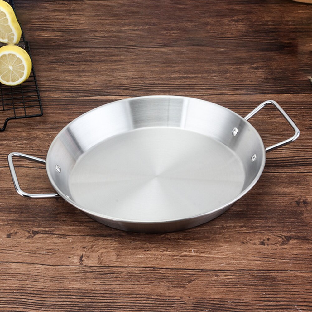 Stainless Steel Noodles Spaghetti Restaurant Cooker Shallow Seafood Pot