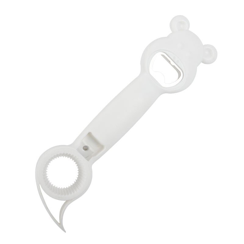 Household Multifunctional Bottle Opener, Safe Non-slip, Labor-saving Canned Bottle Capper, Kitchen Gadget: 1   white