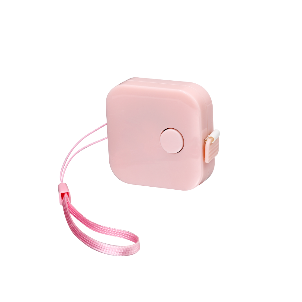1Pcs 150cm/60inch Portable Tape Measures Macaron Ruler Children Height Ruler Centimeter Roll Tape For DIY Jewelry Crafts Tools: Pink