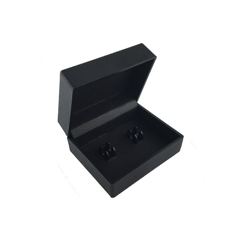 Caja de para gemelos, 1 par, caja de joyería negra, marrón, , cajas de almacenamiento de embalaje, bandeja de exhibición de joyería, contenedor: CTB009 box only
