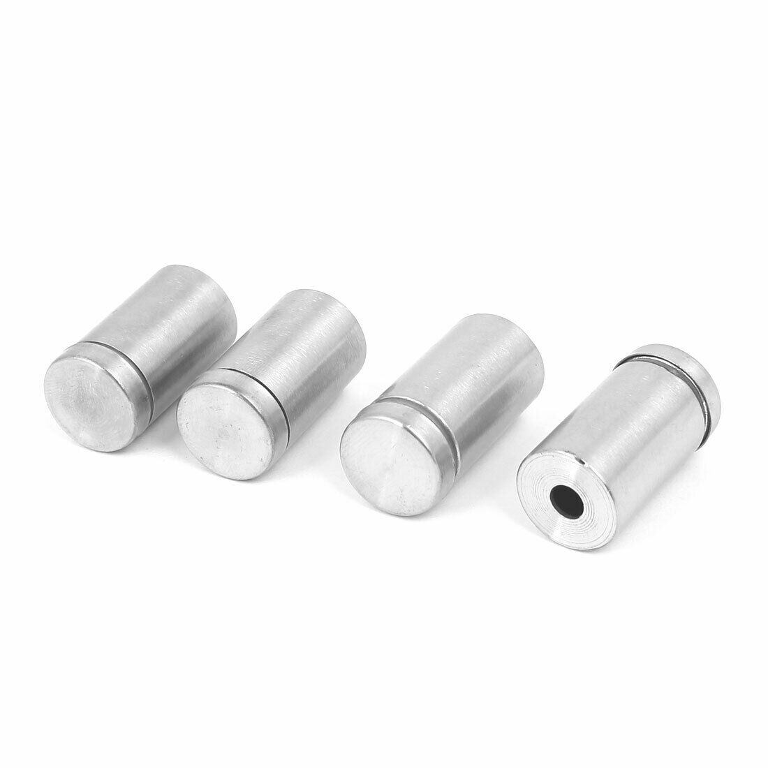 16Mm X 25Mm Rvs Adverteren Glas Standoff Pin Bevestigingsset Bout 4Pcs