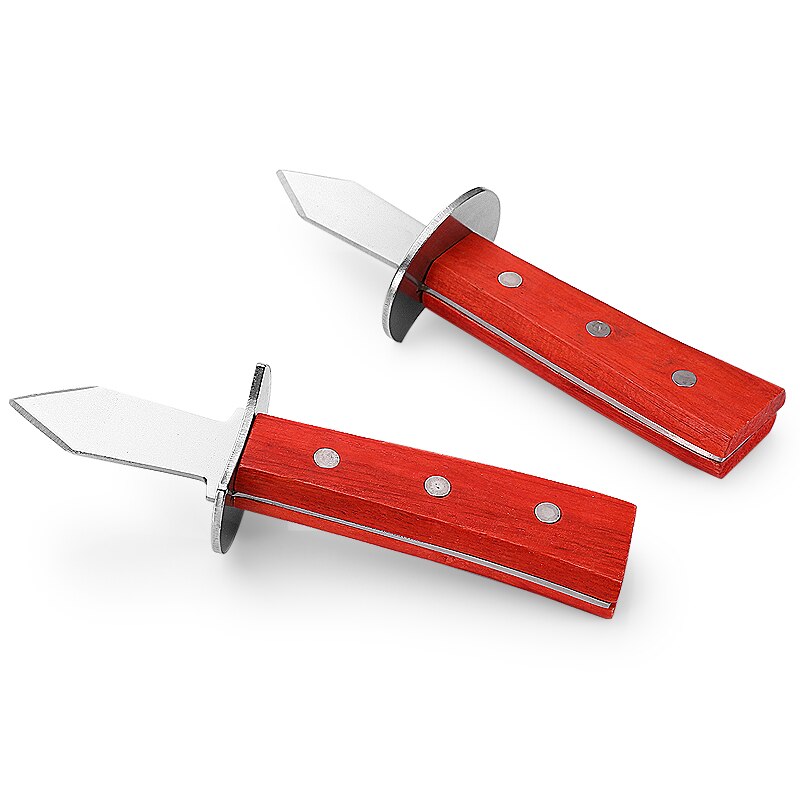 Sharp Stainless Steel Oyster Knife Protect hands Oyster Shucker Shell Seafood Opener Tool Kitchen cutter gadgets 2 Styles