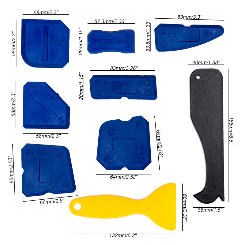 4/5/9 stücke Fenster Tür Silikon-dichtstoff Treuer Spachtel Schaber Zement Abdichten Entfernung Werkzeug Abschluss Dicht Mörtel Bausatz Abdichten