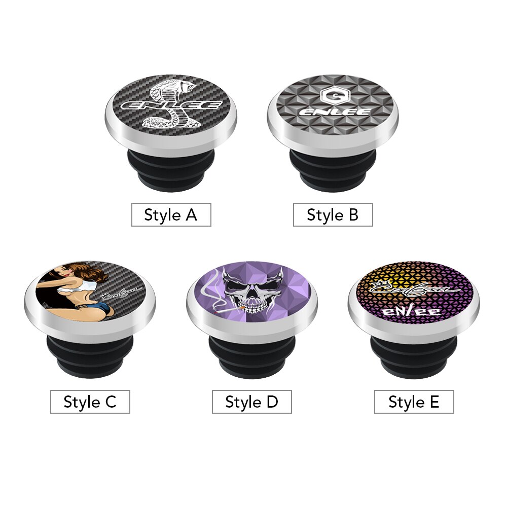 Tapones para manillar de bicicleta, tapas de manillar de aleación de aluminio, tapas para extremos de barra de agarre de bicicleta para bicicletas de carretera y montaña