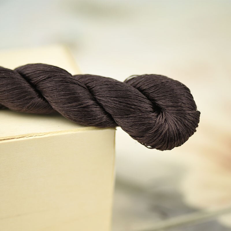 Fil à broder en soie fil de soie/broderie à la main, point de croix/couleur de racine de Lotus/9 couleurs dégradées: 9