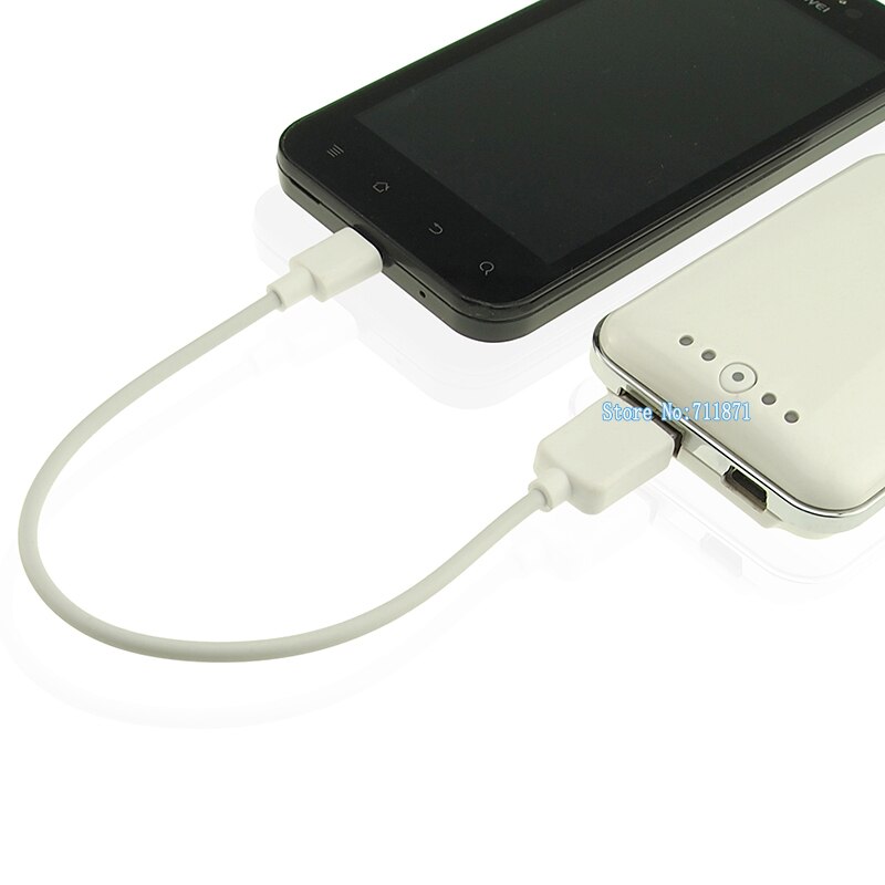 17cm Short Micro USB V2.0 cable Line USB2.0 A Male to Micro USB V2.0 Charging data line Cable USB 2.0 Data charging Wire cord