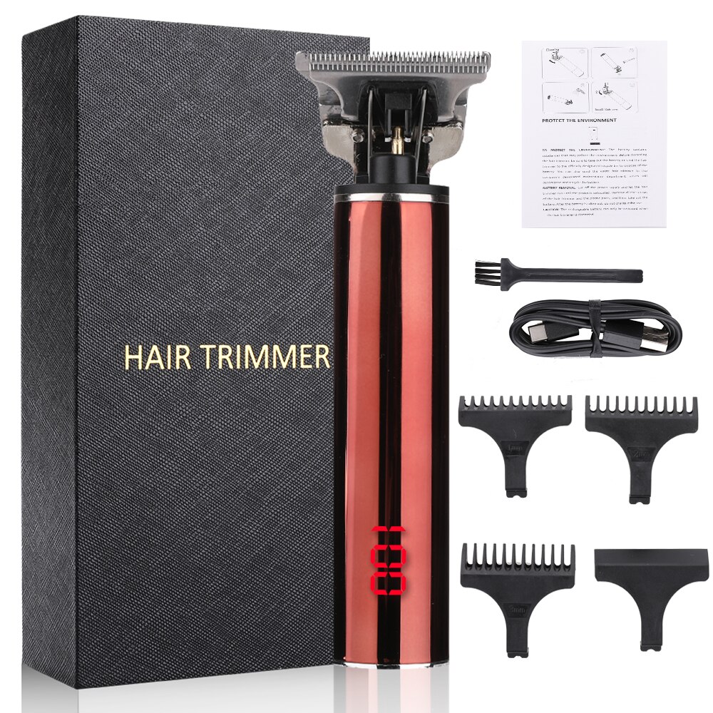 Lcd Mannen Tondeuse Clipper Professionele Kapper Tondeuse Scheerapparaat Tondeuse 0Mm Kapper Tondeuse Haar Snijmachine Maaier: Hair Trimmer17