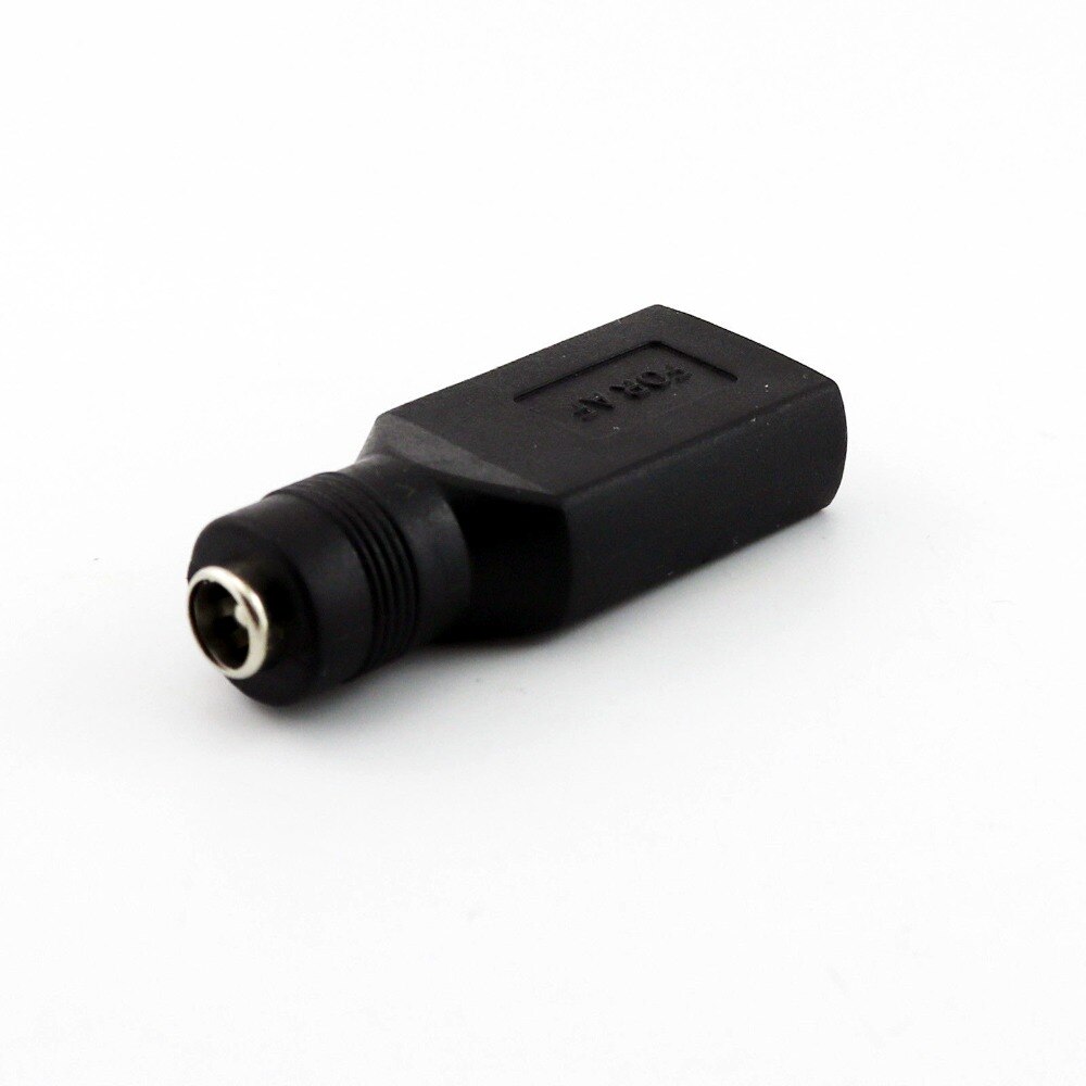 20x USB 2.0 A To 5.5mm x 2.1mm Female Jack DC Power Converter Charger Adapter Connector Straight Black