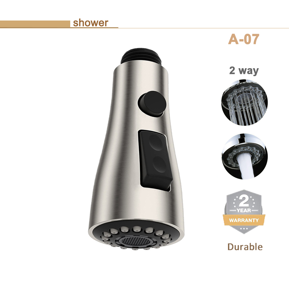 Universal G1/2 Kitchen Faucet Nozzle Sprayer Pull Out Shower Head Sink Tap Replacement Accessory For Home Renovation Aerator: Burgundy