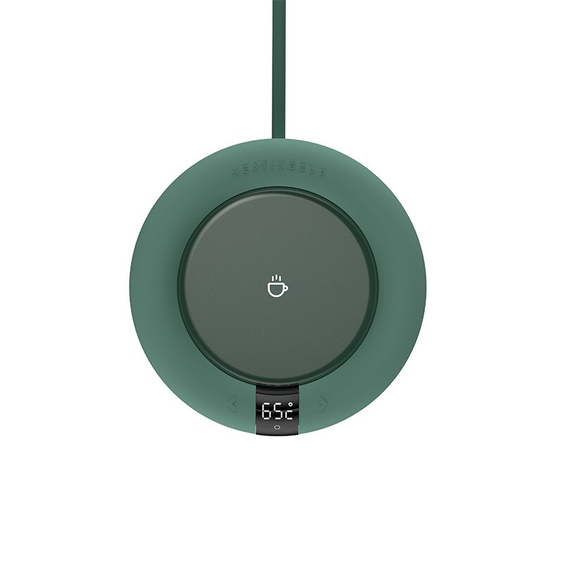 220V kubek podgrzewacz podkładka ocieplająca płyta grzejna inteligentny termostatyczny podstawka strąk kubek mata grzewcza Podkładka kawa herbata mleczna szofer-tasse Posavasos 20W: zielony okrągły