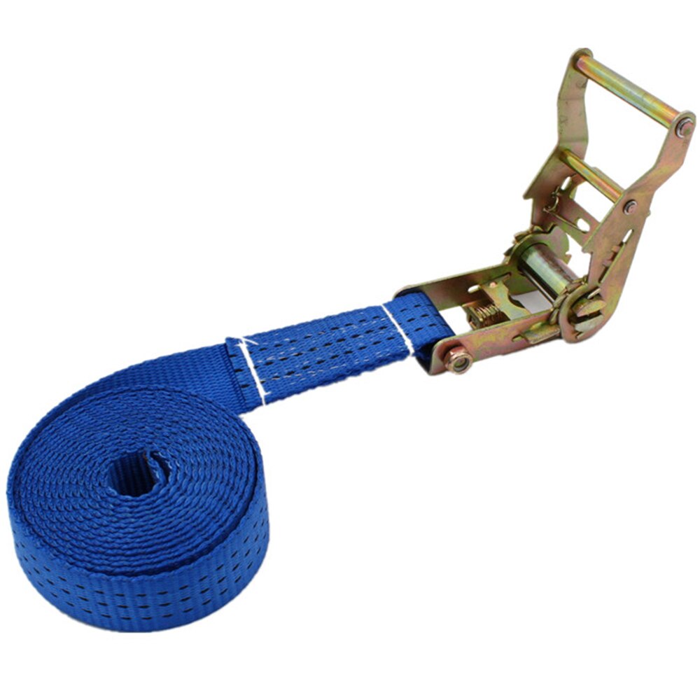 3.8CM No hook cargo strapping belt tightening belt tensioning belt off-road vehicle binding belt ratchet tensioner 2 meters