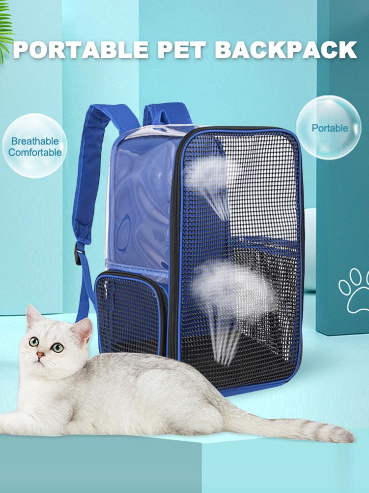 Pet Backpack Portable Cats Puppies Carrier for Wal... – Grandado - Carrying Multiple Puppies In Cat Carrier