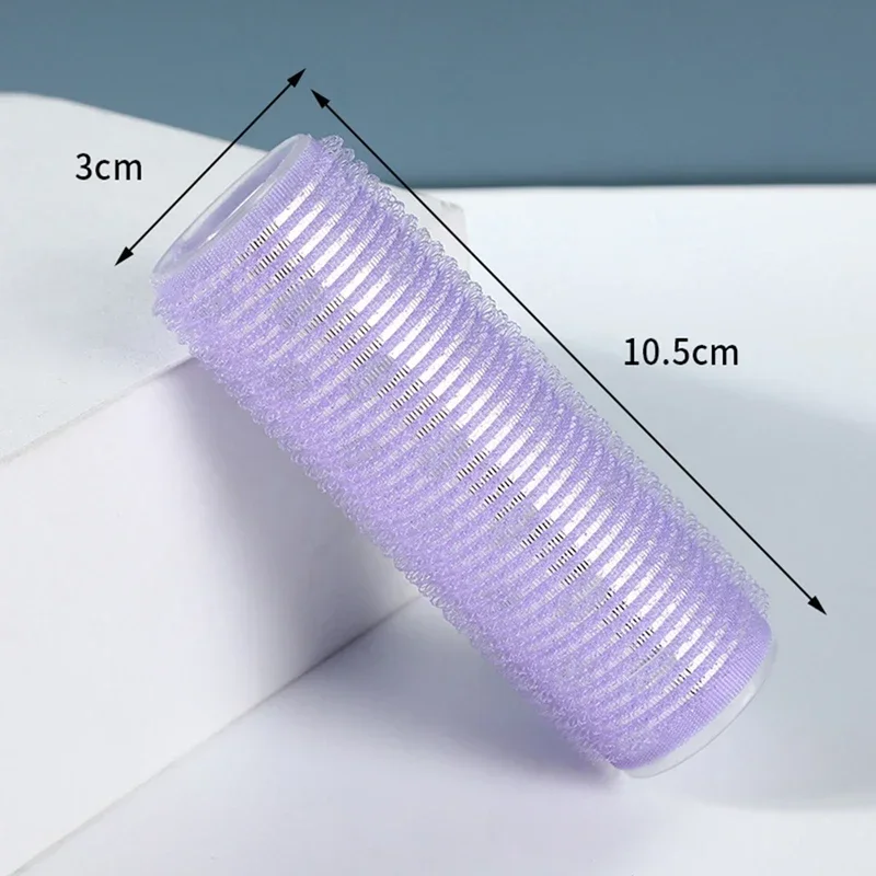 S/M/L Rulli per capelli pigri Bigodini per capelli Frangia ad aria Rulli per arricciare Plastica autoadesiva Arricciatura dei capelli Parrucchiere messa in piega Strumento fai da te: Cioccolato