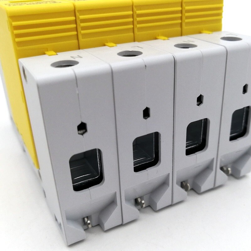 4P House PV Solar System Arrester Surge Protector SPD DC 500V 800V 1000V 10~20KA Surge Protective Device