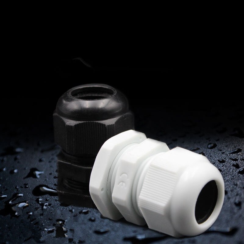 4PCS/LOT CT042 PG11 Nylon plastic Cable fixed head Cable gland with O-ring gasket Cable water-proof joint IP68 DIN STANDARD