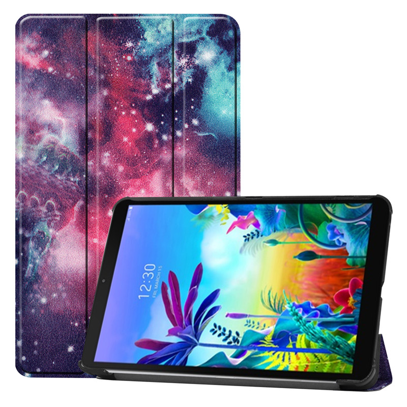 For LG G Pad GPad 5 Case 10 1 inch LM-T600L PU Leather Folding Stand Magnetic Cover for LG GPad5 10.1 inch Tablet Case Kids: YHX