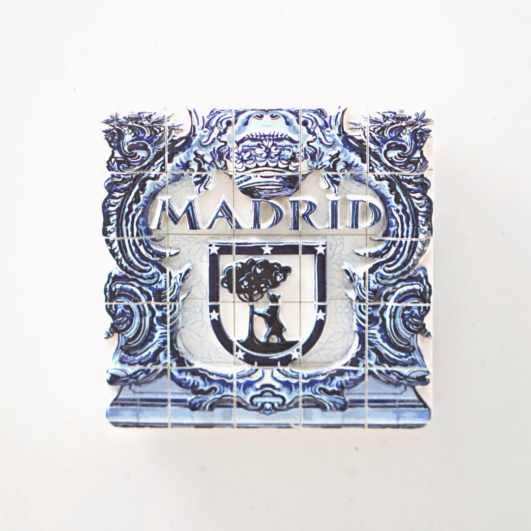 1 unidad, imanes de nevera de Madrid, pegatinas de nevera de España, recuerdos de viaje, decoraciones coloridas de cocina para el hogar, de vacaciones: Morado