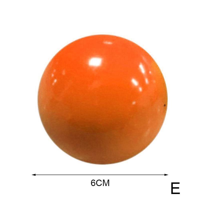 Sticky Ballen Gooien Op Plafond Decompressie Bal Kleverige Squash Bal Zuig Decompressie Speelgoed Kleverige Doel Bal Kinderen Speelgoed: orange 6cm