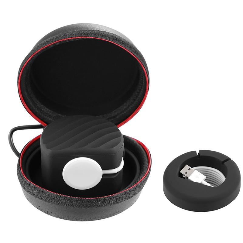 Boîte de transport Portable noir, boîtier de rangement de poche Mini boîte pour Apple Watch, boîte de rangement de poche