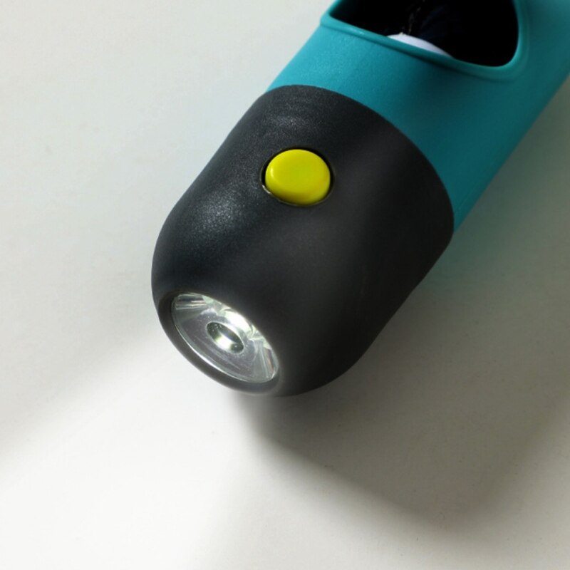 Porte-sacs à merde pour chien, organisateur avec lampe de poche Led, sacs à merde pour chien, distributeur pour laisse d&#39;animal de compagnie, comprend 1 rouleau de sacs à déchets