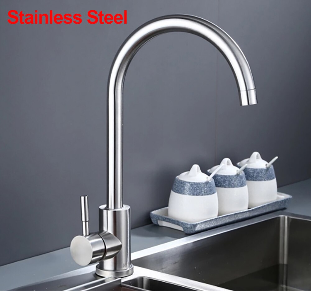 RVS keukenmengkraan - Solid Surfaces