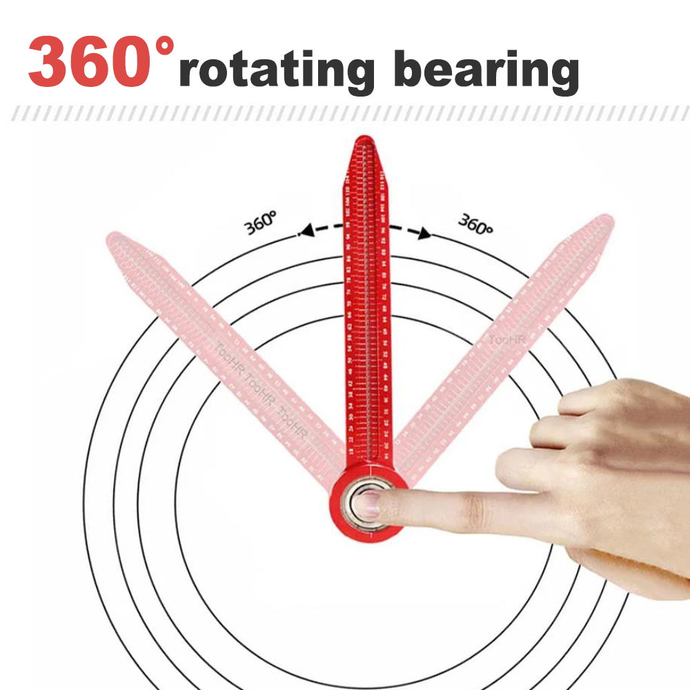 Woodworking Drawing Compass Circular Drawing Tool Hole Ruler High precision Woodworking Scribe Gauges Marking Measurement Tools